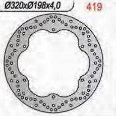 NG - DISC FRANA NG419001 / NG419 - XJ600S / 900S