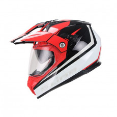 SIFAM - Casca Offroad S-LINE S789 - ROSU/NEGRU/GRI, M