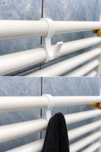 Cârlige Calorifer Baie Set 4 - Suport Prosoape Fixare Rapidă