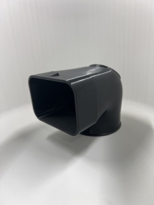Adaptor admisie aer 76 mm compatibil BMW M57 M47 - vedere admisie dreptunghiulară