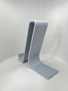 Suport Decorativ Expunere Carte - Stand în Formă de J cu Textură cu Striații - Img 3