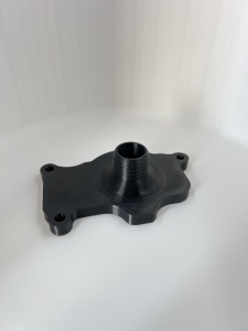 Anulator supapa PCV cu iesire 27mm pentru capac vas ulei compatibil cu BMW M57 și M47 - vedere frontală