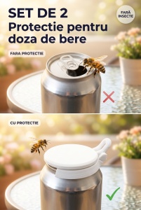 Capac Anti-Insecte pentru Doză - Set de 2 Bucăți
