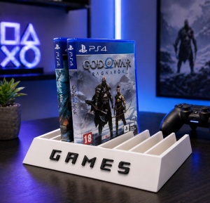 Suport Jocuri PS4 PS5 Xbox - Organizator 10 Sloturi Vertical