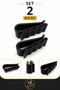 Detaliu clemă suport ochelari mașină, prindere universală