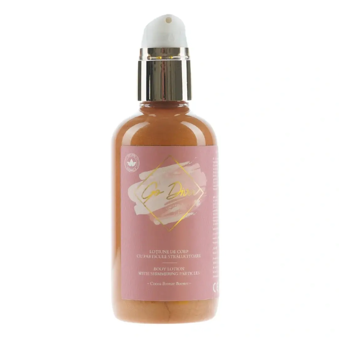 GO DIVA – Loțiune hidratantă cu Cacao și particule de Aur