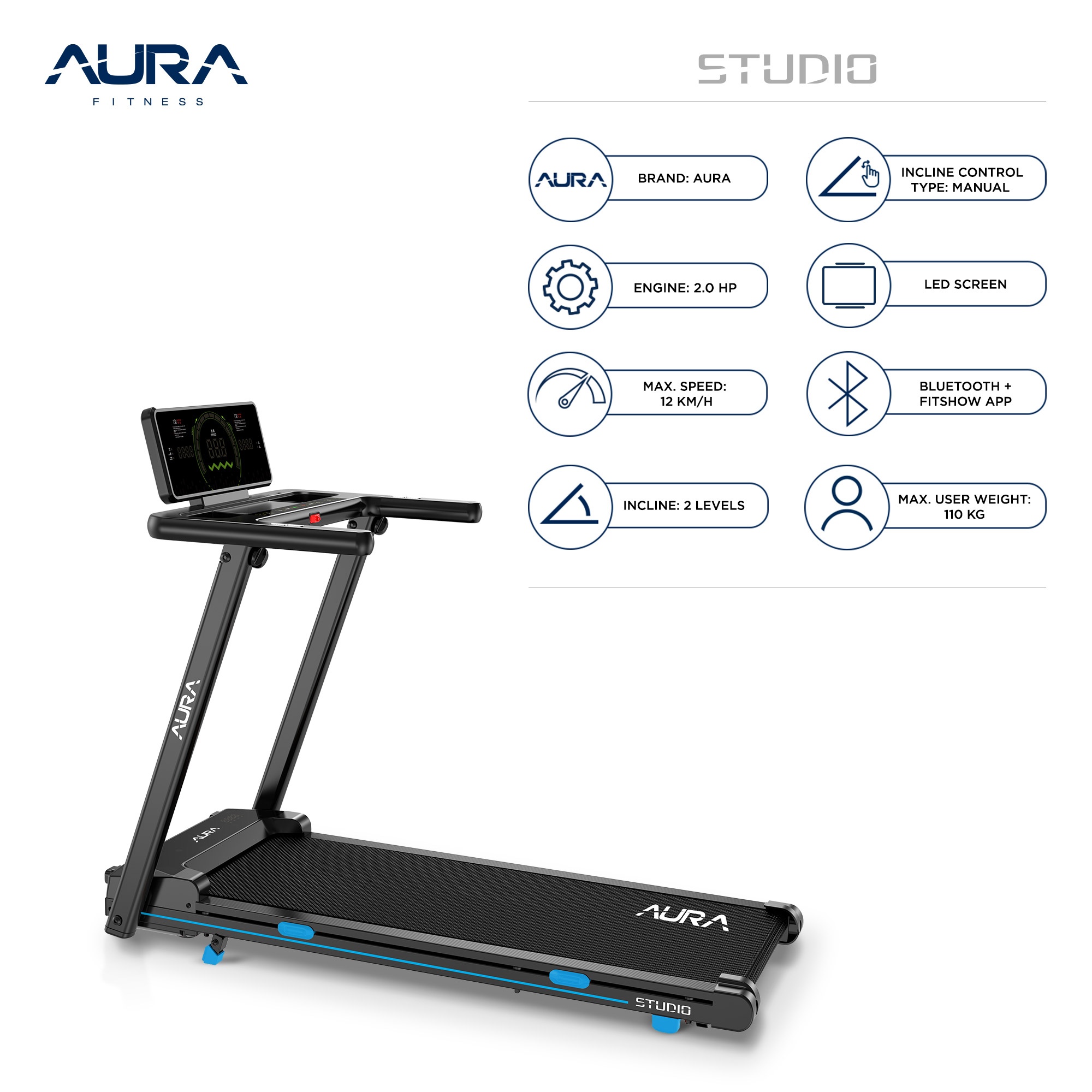 AURA STUDIO Bluetooth и FitShow
