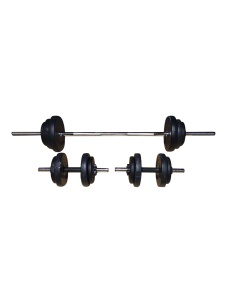 Weight set and bars 36 kg