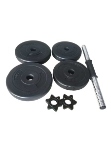 Dumbbell with plastic discs - 10 kg - Img 2