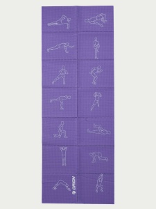 Yoga mat EM3016F 4mm - purple - Img 2