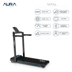 | Бягаща пътека VITAL 12km/h - 2.5HP - Img 4