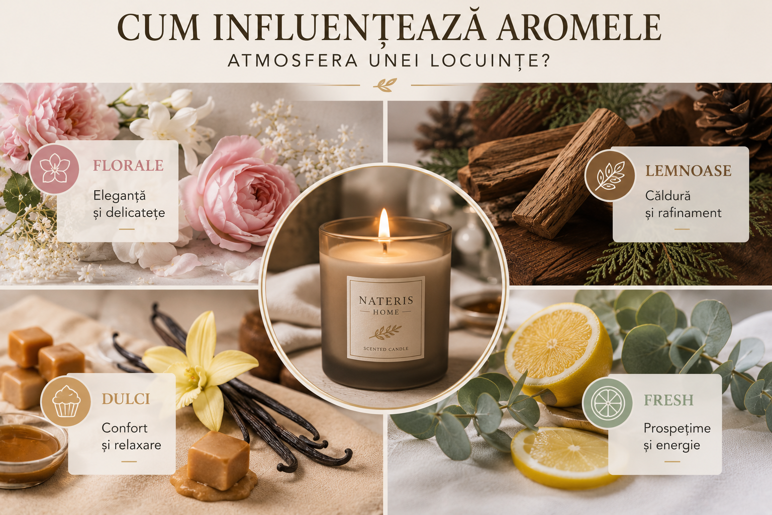 Cum alegi lumânarea parfumată potrivită pentru fiecare încăpere? Ghid complet pentru o casă parfumată și primitoare