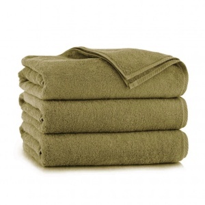 Prosop Kiwi 50x100 cm, 100% Bumbac Egiptean, 500 GSM, absorbție ridicată, textură moale și rezistentă, certificare OEKO-TEX®, kaki