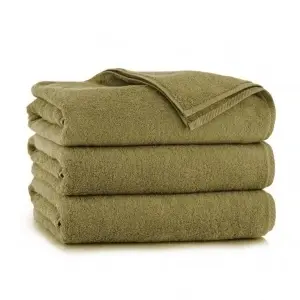 Set 2 Prosoape Față și Mâini Kiwi, 50x100 cm, bumbac egiptean, OEKO-TEX®, kaki