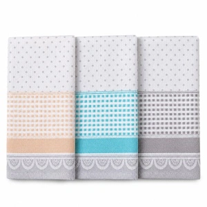 Set 3 prosoape bucătărie Nateris ZEPHYR, 50×70 cm, Multicolor