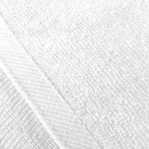 Prosop de baie 70x140 cm, 100% bumbac, 400 GSM, alb, OEKO-TEX® - Img 4