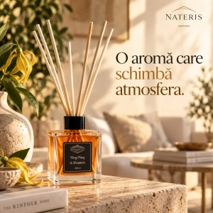 Difuzor parfum Ylang Ylang și Mandarină, 200 ml - Img 6