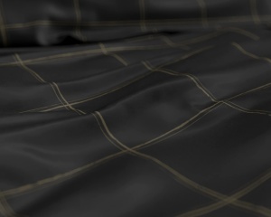 Set lenjerie de pat Dream Satin Anthracite Grey, husă pilotă 220x200 cm și 2 fețe de pernă 60x70 cm, 100% bumbac satinat, închidere tip hotel, gri antracit (Copy 1) - Img 3