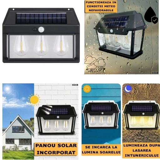 Lampă solară LED