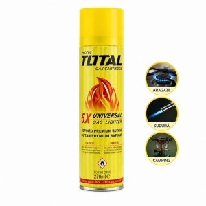 Butelie Gaz 270ml, Universală 4/set, Tip Spray