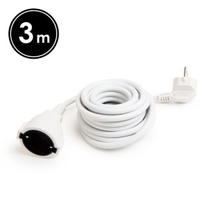 Cablu prelungitor de rețea - 3x1,5 mm² - 3 m
