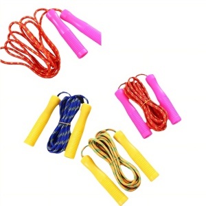 Coarda de Sarit pentru Copii 2m din Sfoara cu Maner din Plastic, Diferite Culori