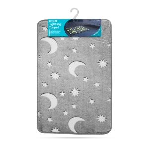 Covor luminos - gri, fosforescent - 60 x 40 cm - Img 2