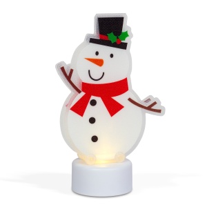 Decor LED - Alb cald - Om de zapadă - Funcționează cu baterii - Img 2