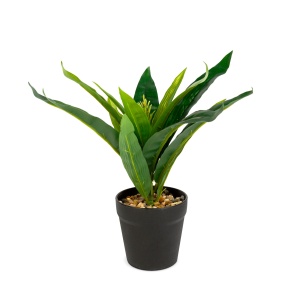 Decor plastic - șofran verde - 20 x 8.5 cm - Img 2