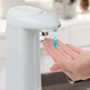 Dozator automat de săpun - 360 ml - pe blat - cu baterii