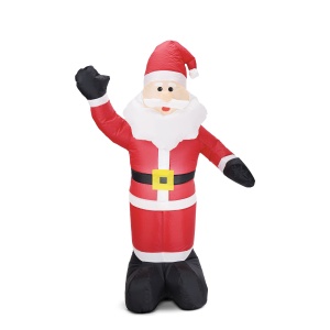 Figurină gonflabilă Moş Crăciun - 150 cm - IP44 - 1 LED - 230 V CA