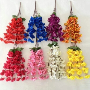 Flori Artificiale 2/set Tip Floare de Cireș 60cm, Diferite Culori - Img 3