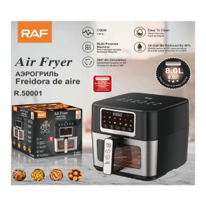 Friteuza cu aer cald RAF R.50001, 10L, 2500 W, ambalaj in limba romana