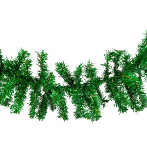 Ghirlandă de pin - verde închis - 270 cm - PVC - Img 2