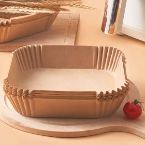 Hârtie de copt pentru friteuza cu aer - utilizare la friteuza cu aer - pătrat - 20 cm - 50 buc / pac - Img 4