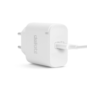 Încărcător cu încărcare rapidă Type-C - Power Delivery (PD) 20 W - Alb - Img 3