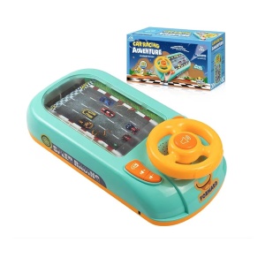 Jucărie cursă de mașinuțe cu volan, Car Racing Adventure