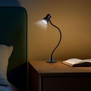 Lampă de birou flexibilă - cu clemă - USB - intensitate și temperatură de culoare reglabilă - LED