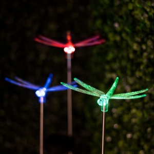 Lampă solară LED RGB