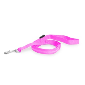 Lesă cu LED - 120 x 2,5 cm - Roz
