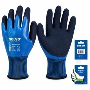 Manusi de Protectie Acoperite cu Latex 12/set, Impermeabile si Antiderapante, Model 10/XL, Diferite Culori - Img 3