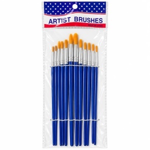 Pensule pentru Pictura 12/set, Diferite Dimensiuni