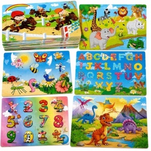 Puzzle pentru Copii 40 Piese, 21x28cm, din Carton, Diferite Modele - Img 3