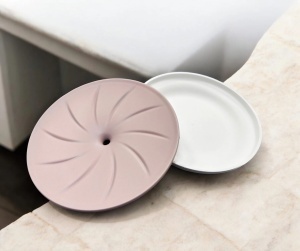 Sapuniera cu Suport din Plastic, 12cm