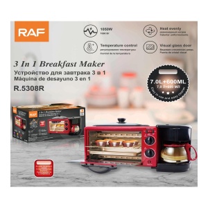 Set mic dejun 3 in 1 RAF R.5308R, rosu