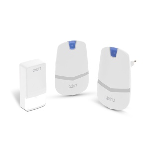Sonerie wireless digitală, fără baterie - Kinetic - receptor dublu