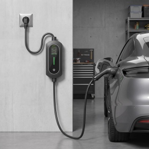 Stație de încărcare pentru mașini electrice cu geantă – Type2–5 m – max. 3,5kW – 1x16A – 110-240V AC - Img 2