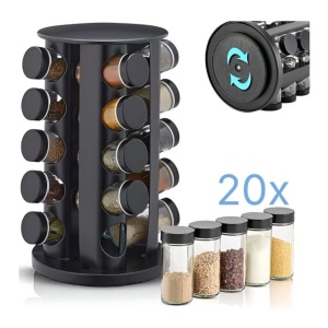 Suport rotativ condimente - 20 borcanase