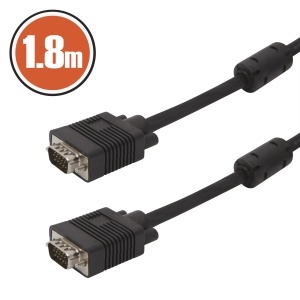 Cablu monitor VGA/D-Sub - mufă tată - mufă tată - 1.8 m