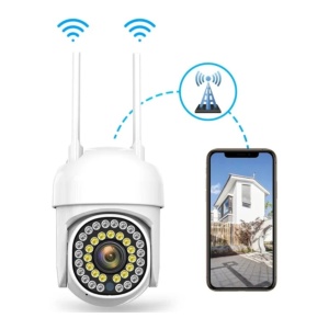 Cameră de supraveghere WiFi cu 2 antene și LED-uri pentru noapte, aplicația V720